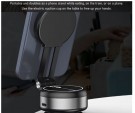 Telefonholder med elektrisk vakuum sugekopp og magnetisk ring - Farger - Svart thumbnail