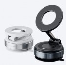 Telefonholder med vakuum og magnetisk ring - Farge - Hvit thumbnail