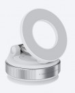 Telefonholder med vakuum og magnetisk ring - Farge - Hvit thumbnail